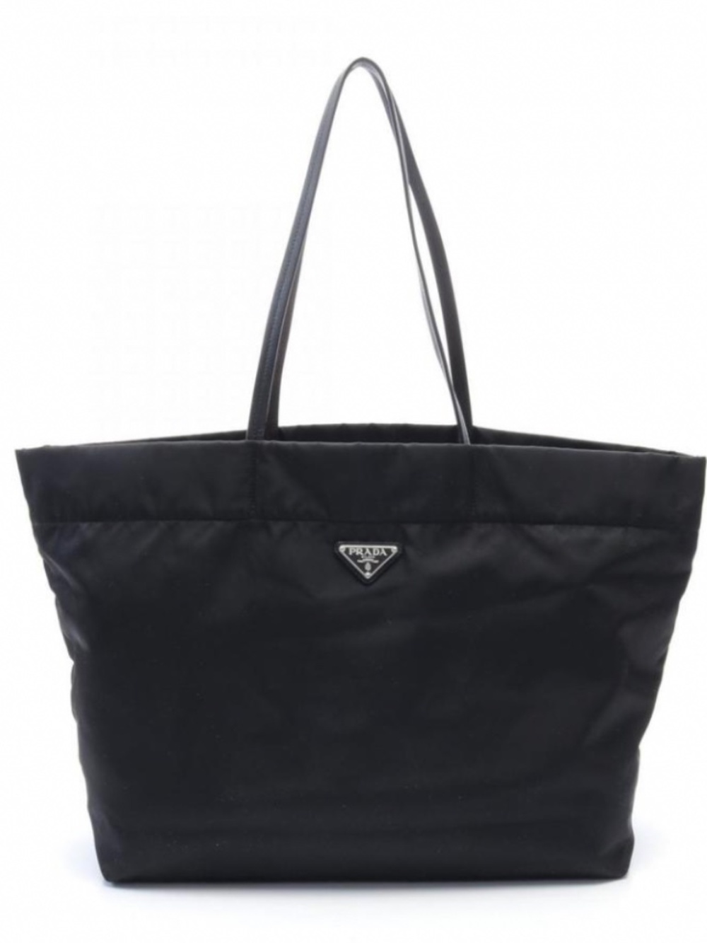 Black Nylon Tote Bag